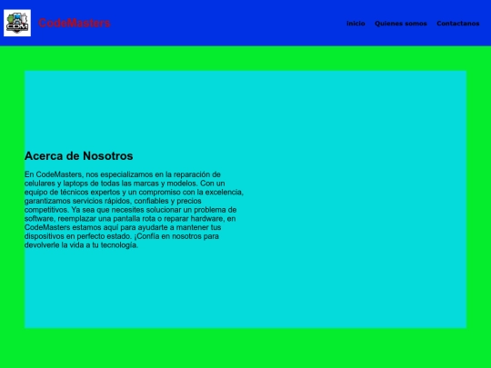 pagina html/Somos screenshot