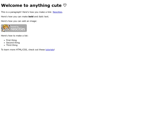 index screenshot