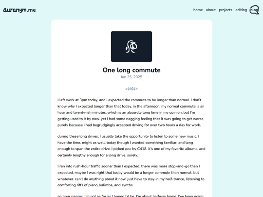 blog/one-long-commute screenshot