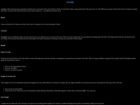 Arconia screenshot