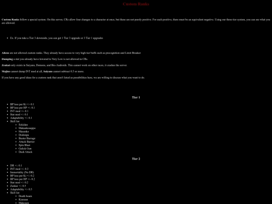 CustomRanks screenshot