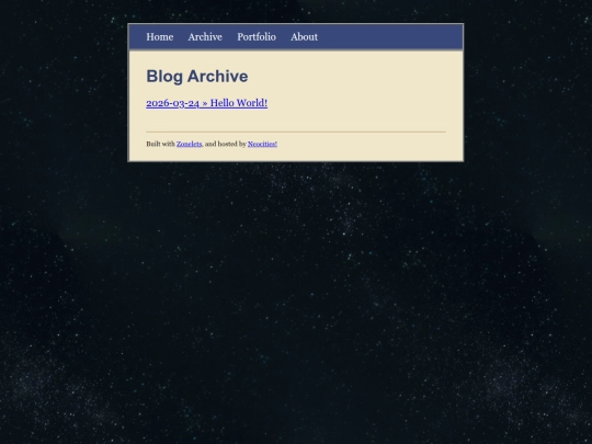 archive screenshot