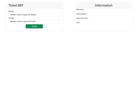 Ticket BRT screenshot