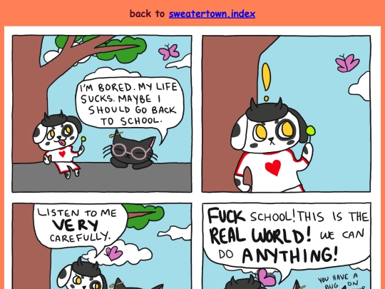 sweatertownchronicle screenshot