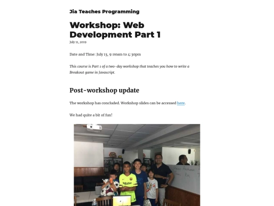 2019-07-Workshop-Web-Dev-1 screenshot