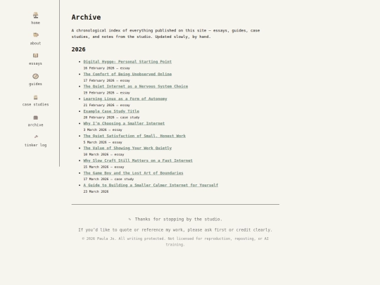 archive screenshot