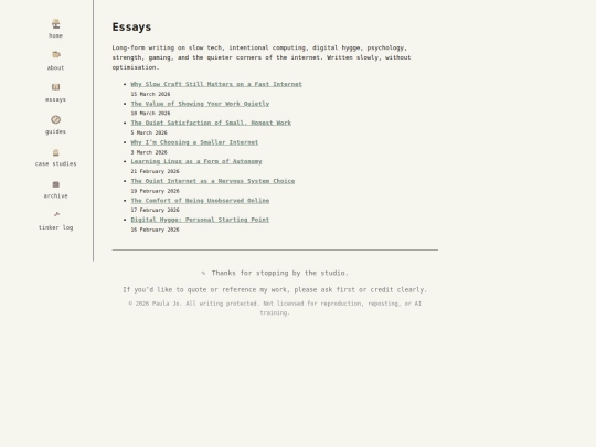 essays screenshot