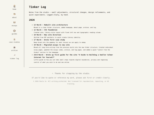 log screenshot