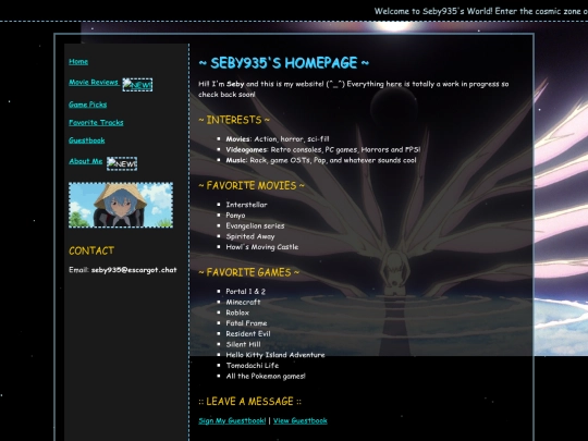 index screenshot