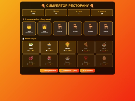 restaurant_simulator screenshot