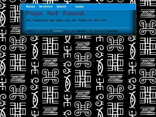 not_found screenshot