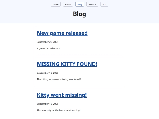 blog screenshot