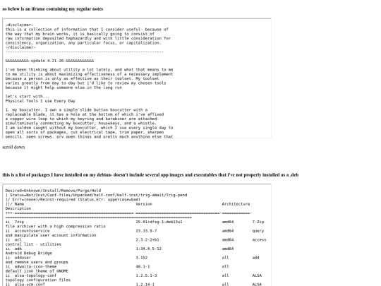 notes screenshot