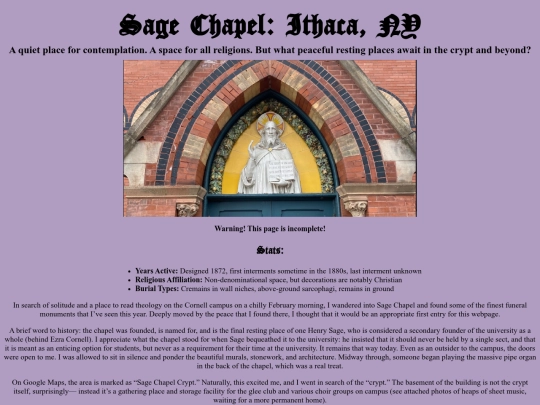 sagechapel screenshot