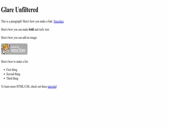index screenshot