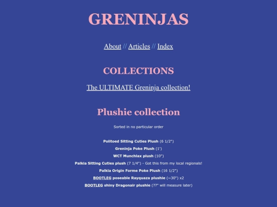 collections screenshot