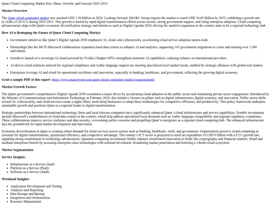 QatarCloudComputingMarketSizeShareGrowthandForecast2025-2033 screenshot