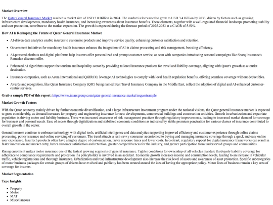 QatarGeneralInsuranceMarketTrendsGrowthandDemandForecast2025-2033 screenshot