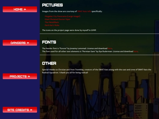 credits screenshot