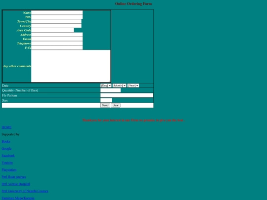 ordering screenshot