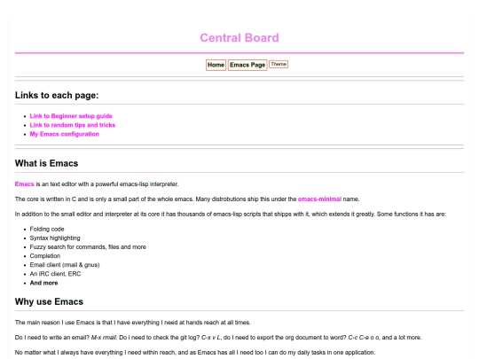 EMACS screenshot