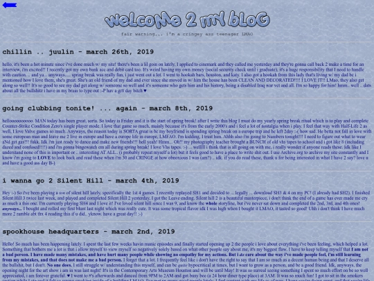 blog screenshot