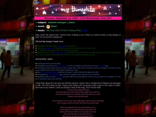 mythoughts screenshot