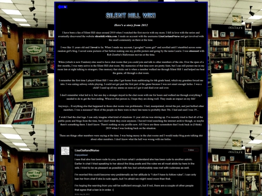 silenthillwikistory screenshot