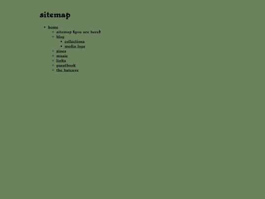 sitemap screenshot