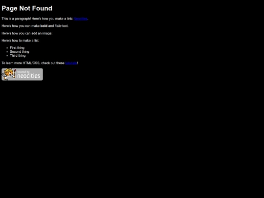 not_found screenshot