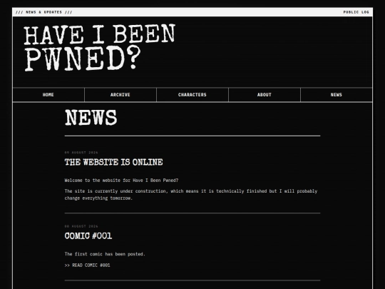 blog screenshot