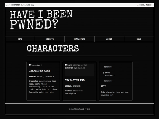 characters screenshot
