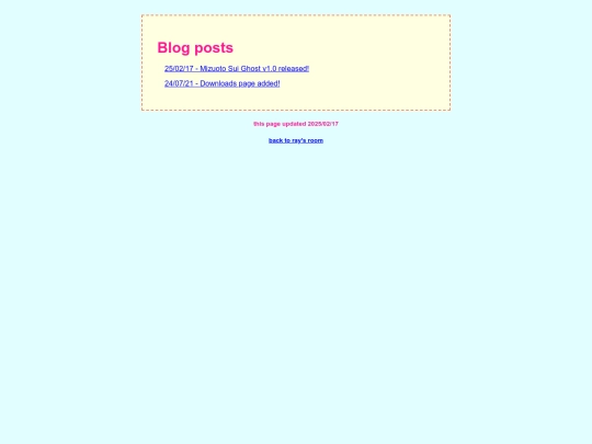 blogpost/list screenshot