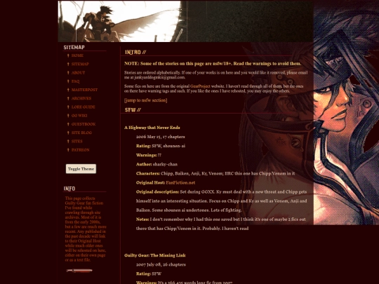 fanaticalfiction/fanfic screenshot