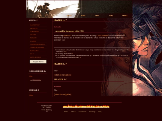 testpage screenshot