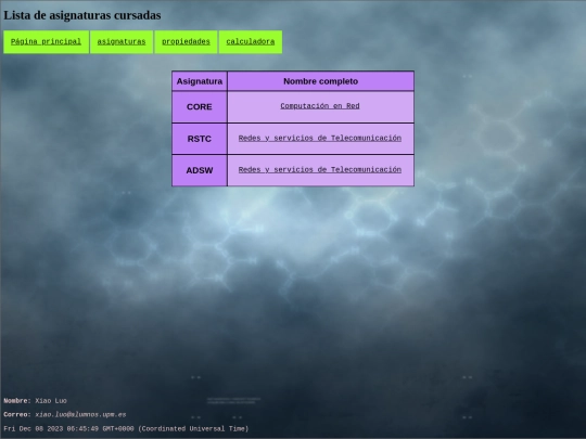 Practica1/asignaturas screenshot