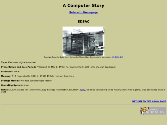 1940s/EDSAC screenshot