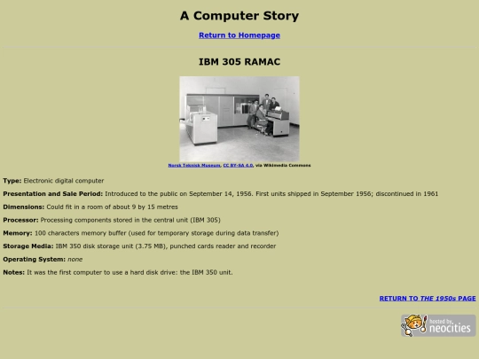 1950s/IBM305 screenshot