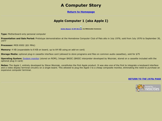 1970s/AppleI screenshot