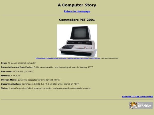 1970s/CommodorePET screenshot