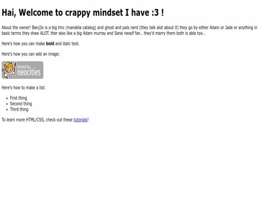 index screenshot
