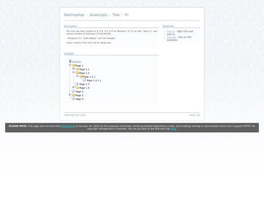 dtree/v1 screenshot