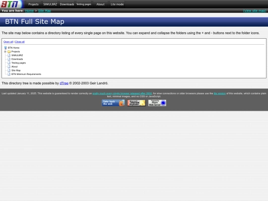 sitemap screenshot