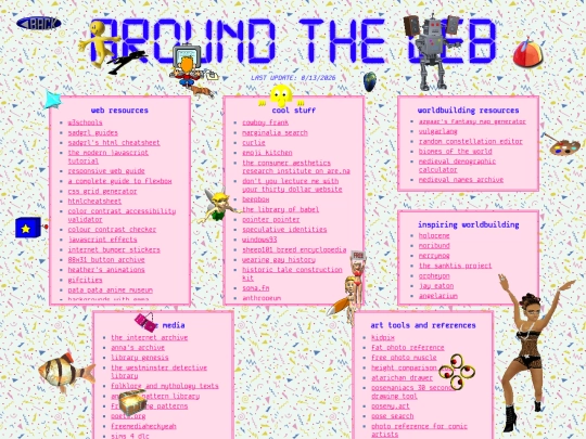 links screenshot