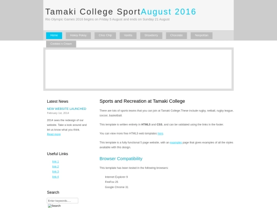 Website screenshot