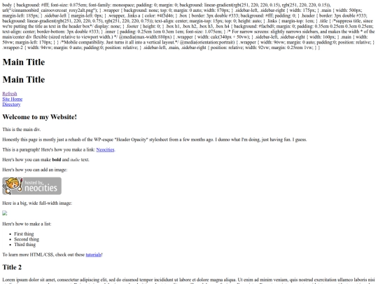 index screenshot