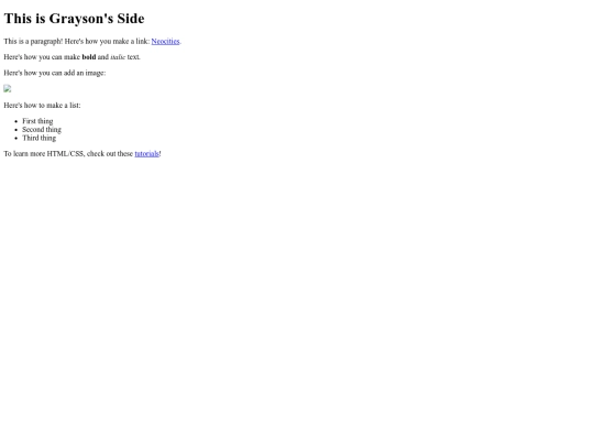 graysonside screenshot