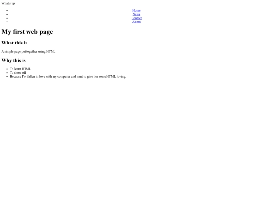 projects screenshot