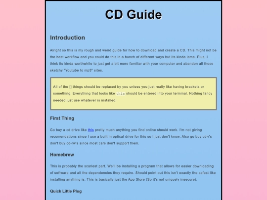 CD_Guide screenshot