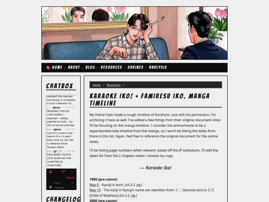 resources/karafami-manga-timeline screenshot
